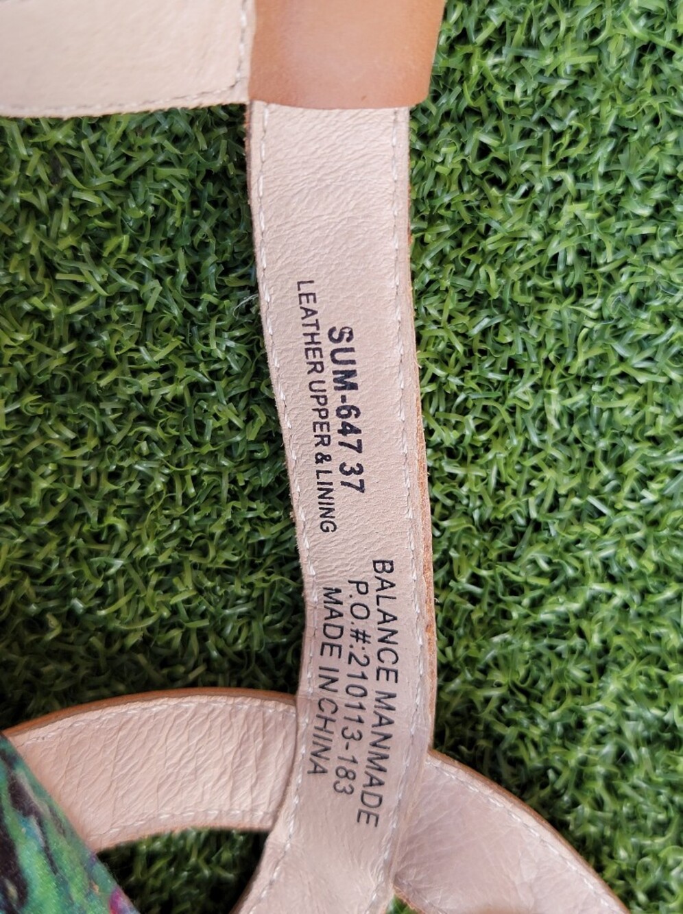 Women's ALEGRIA Tan T-Strap Wedge Heel Comfort Sandals ~ Size 37 - Picture 13 of 14